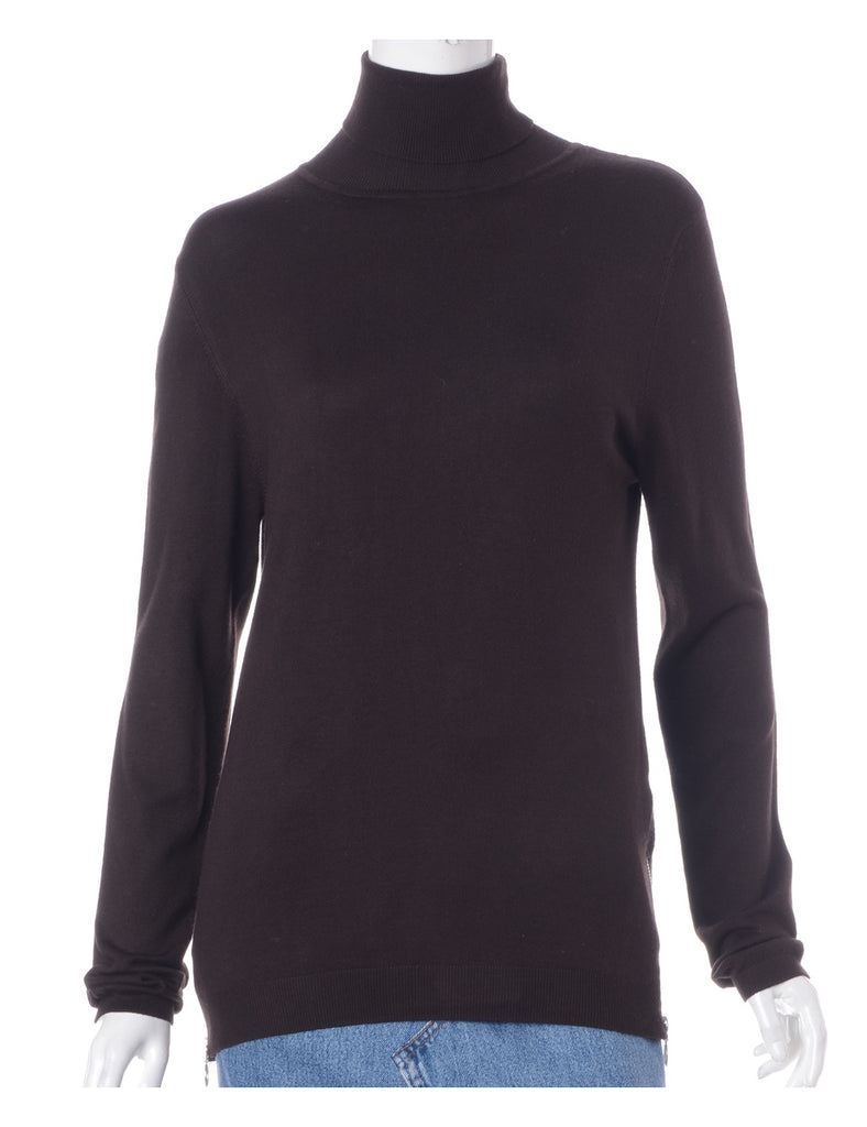 Beyond Retro Label Label Eloise Zip Hem Turtleneck