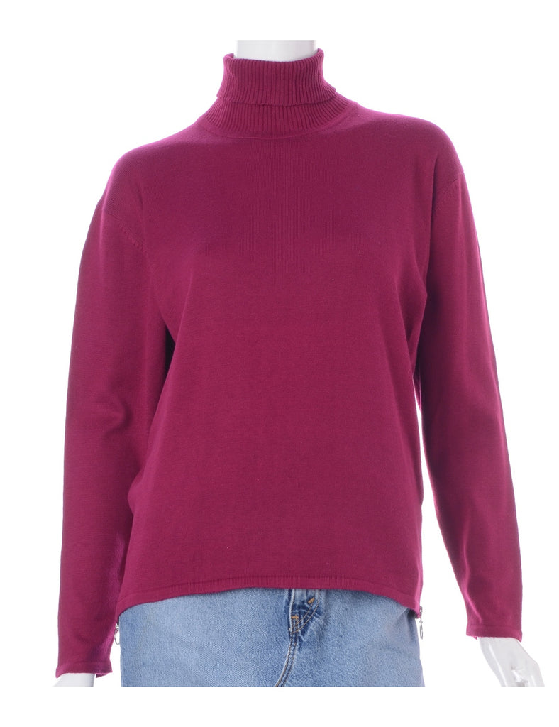 Beyond Retro Label Label Eloise Zip Hem Turtleneck