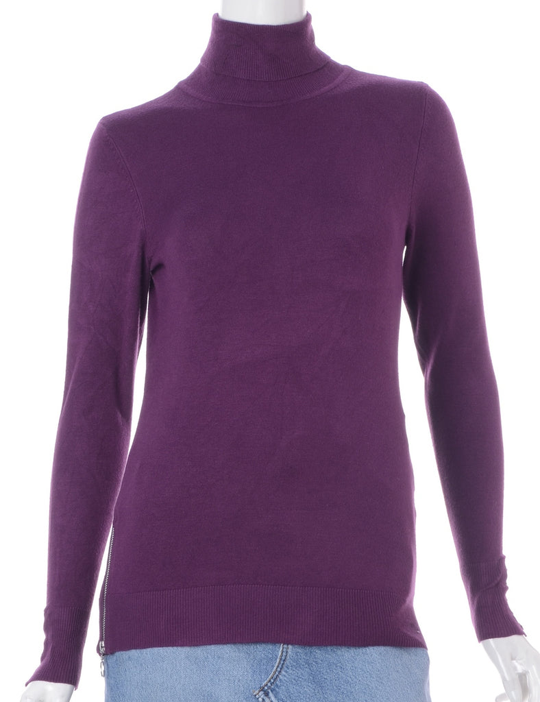 Beyond Retro Label Label Eloise Zip Hem Turtleneck