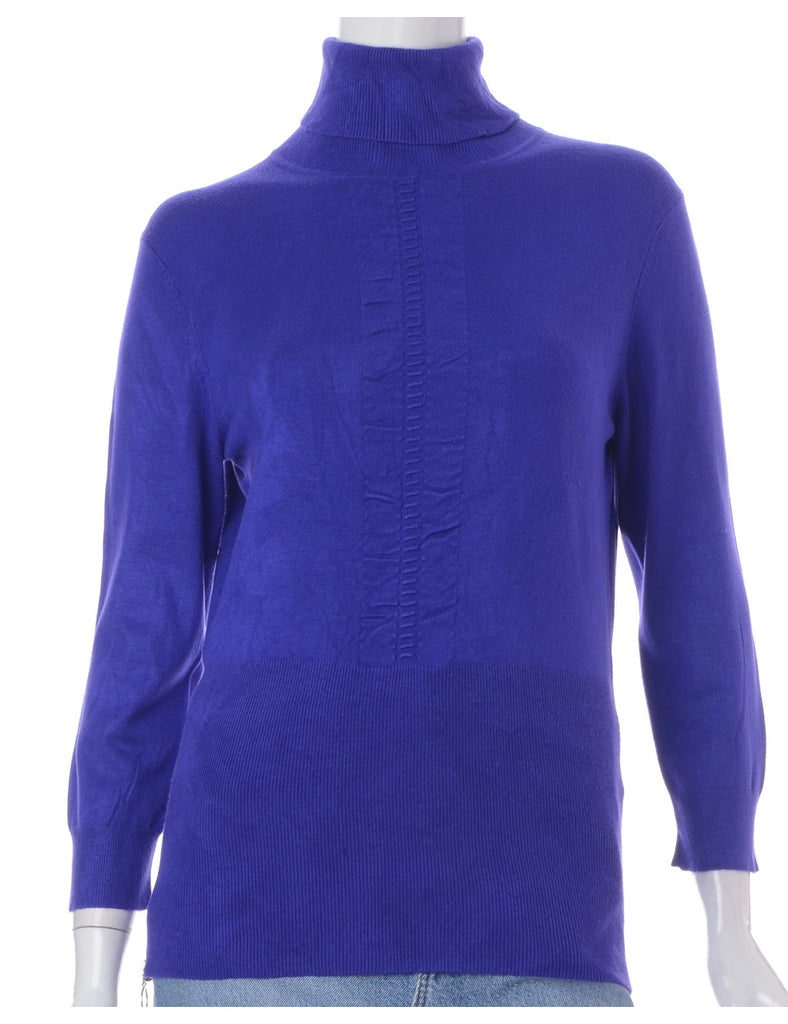 Beyond Retro Label Label Eloise Zip Hem Turtleneck