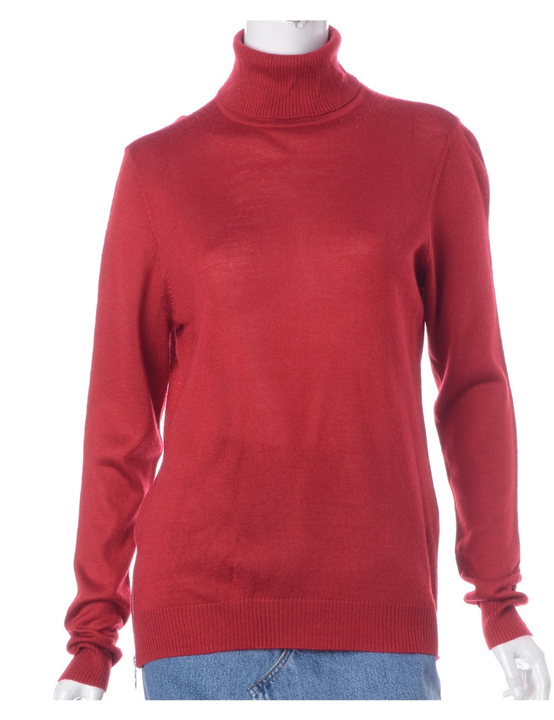Beyond Retro Label Label Eloise Zip Hem Turtleneck
