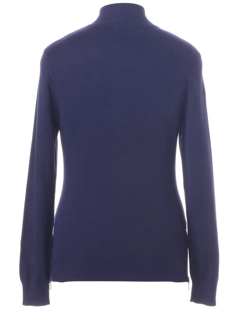 Beyond Retro Label Label Eloise Zip Hem Turtleneck