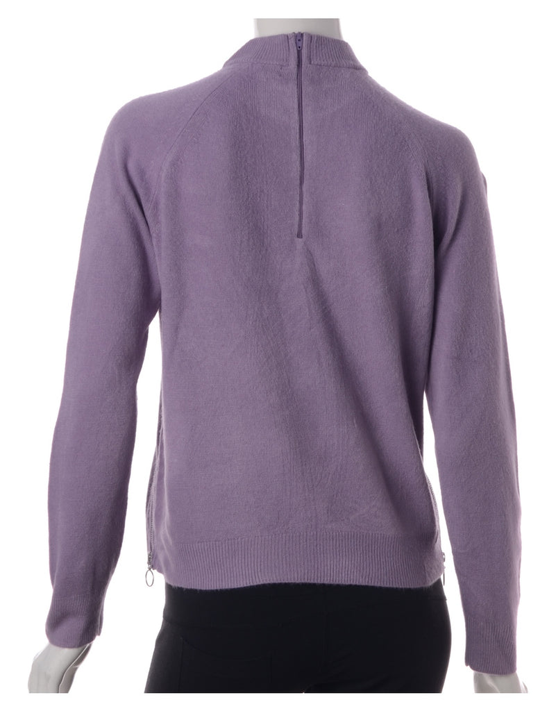 Beyond Retro Label Label Eloise Zip Hem Turtleneck