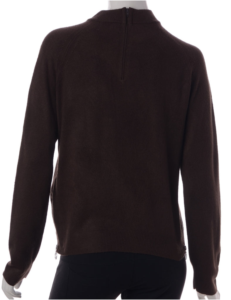 Beyond Retro Label Label Eloise Zip Hem Turtleneck