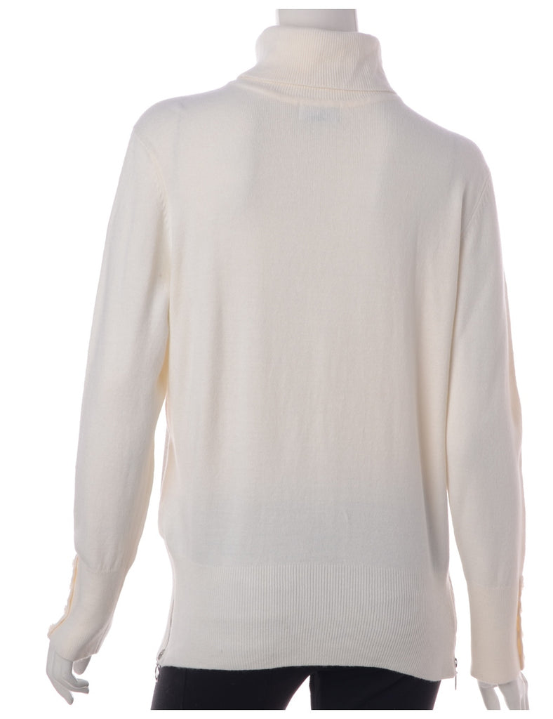 Beyond Retro Label Label Eloise Zip Hem Turtleneck