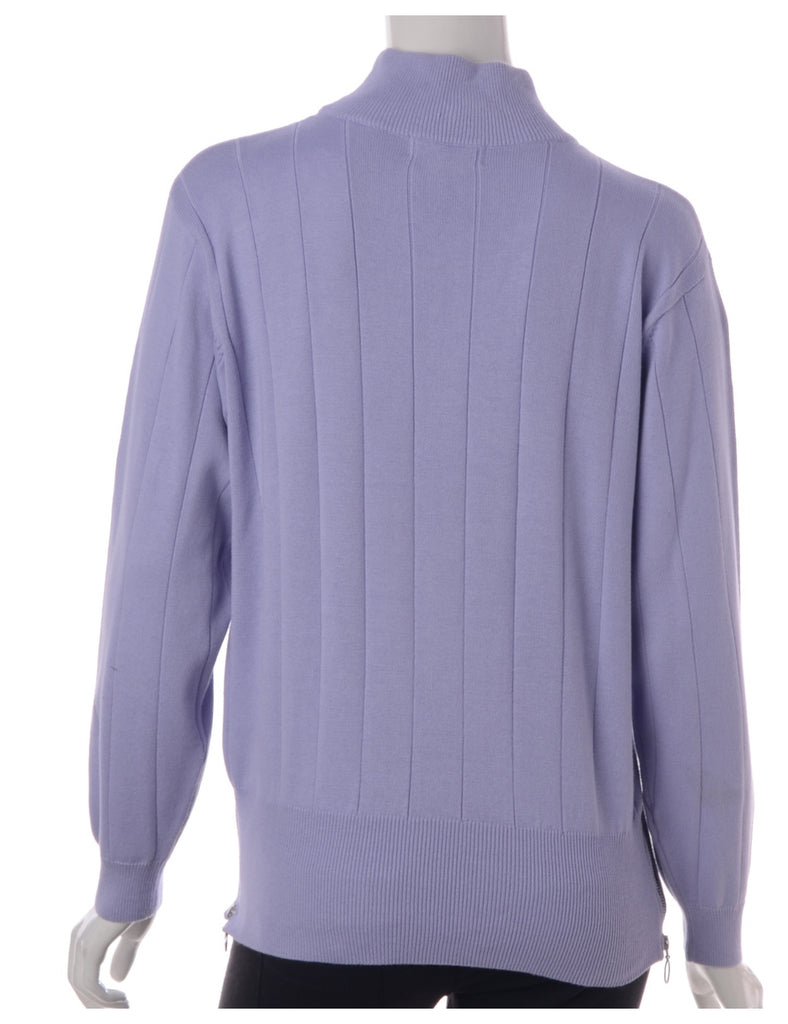 Beyond Retro Label Label Eloise Zip Hem Turtleneck