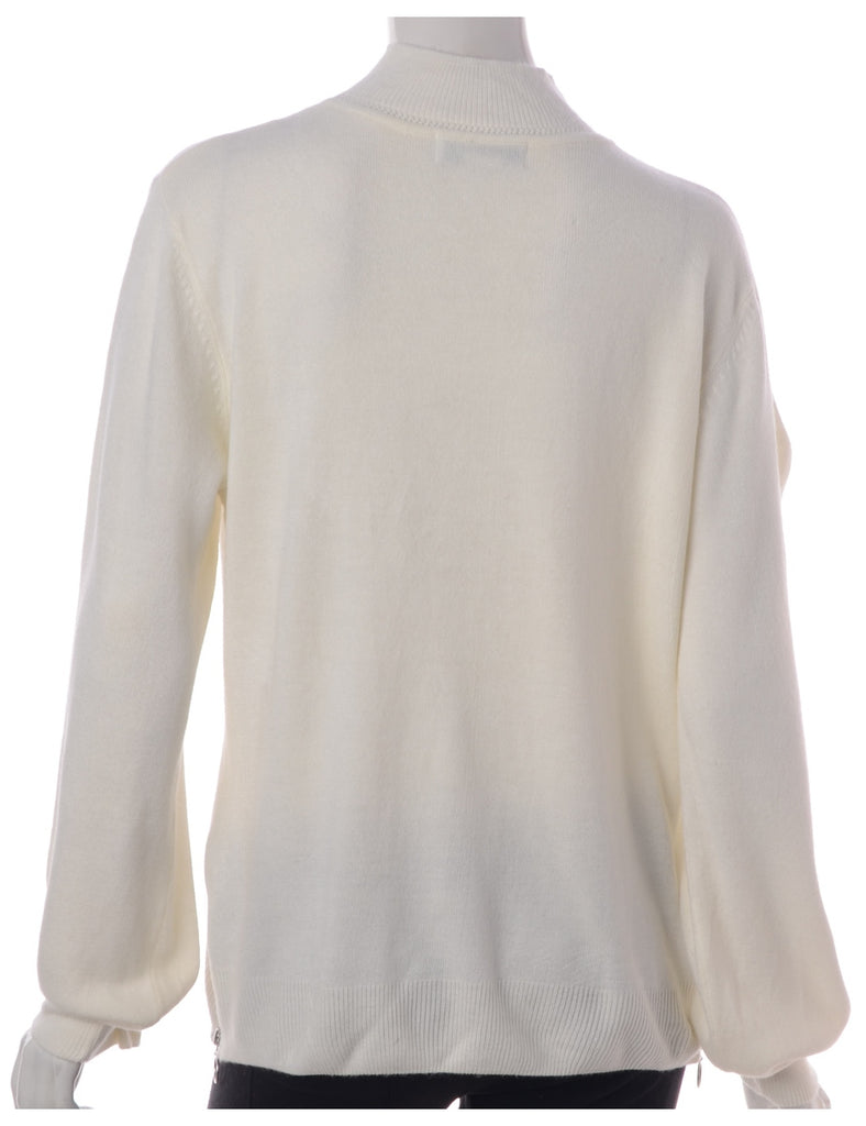 Beyond Retro Label Label Eloise Zip Hem Turtleneck