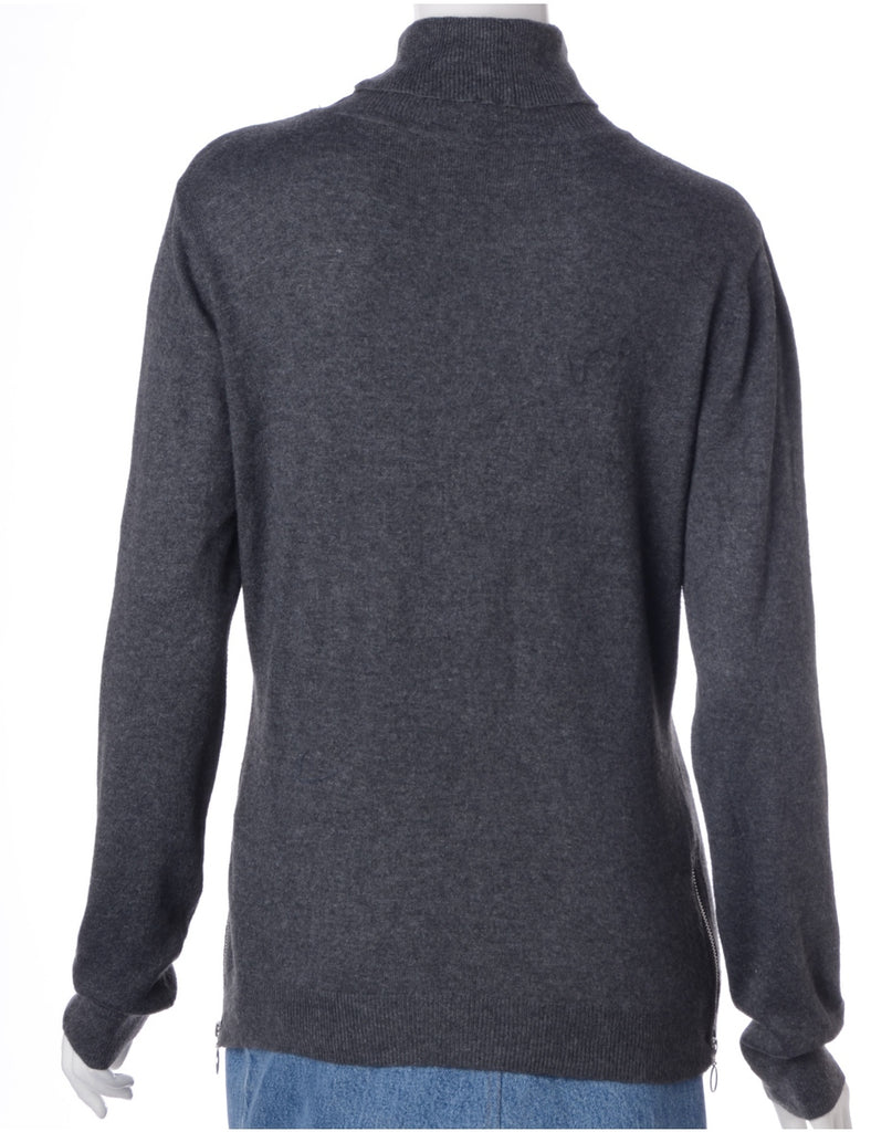 Beyond Retro Label Label Eloise Zip Hem Turtleneck