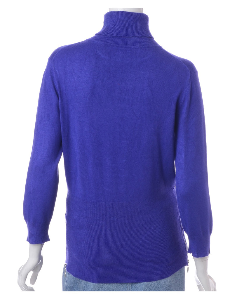 Beyond Retro Label Label Eloise Zip Hem Turtleneck