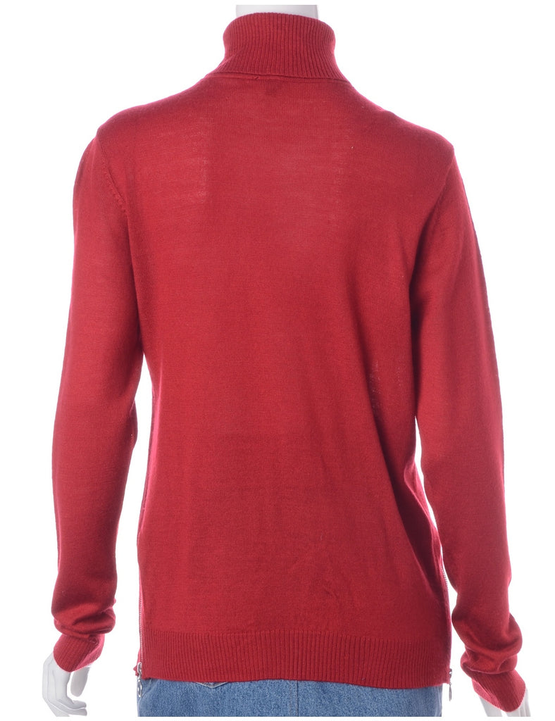 Beyond Retro Label Label Eloise Zip Hem Turtleneck