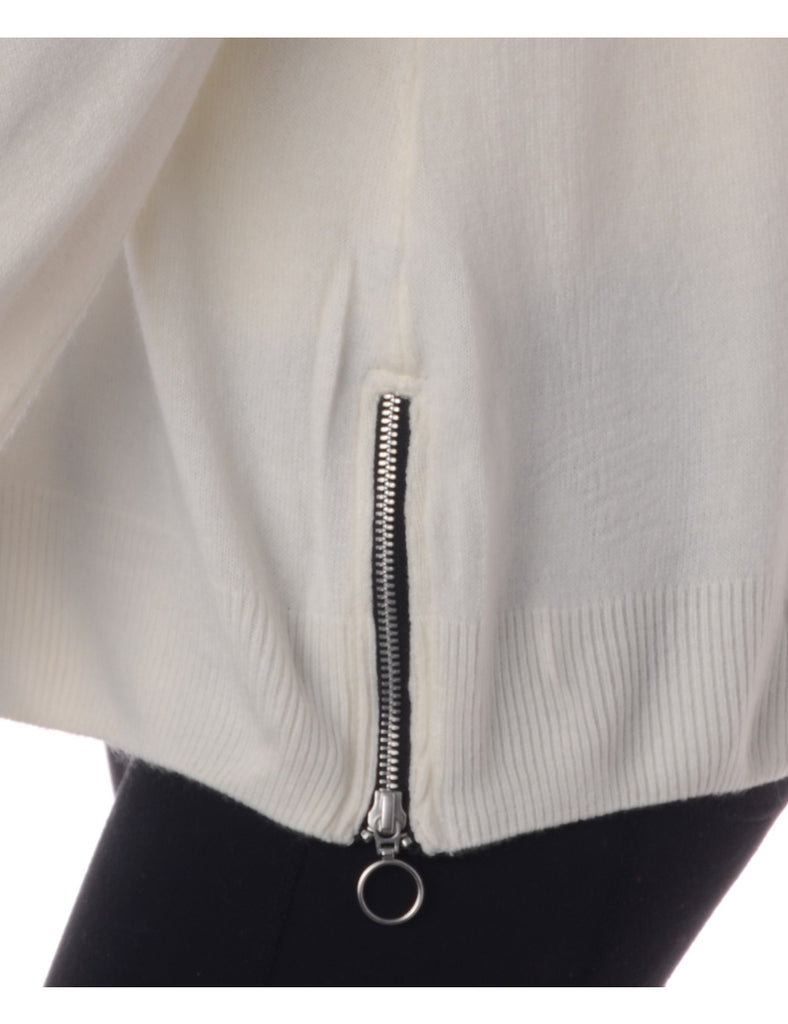 Beyond Retro Label Label Eloise Zip Hem Turtleneck