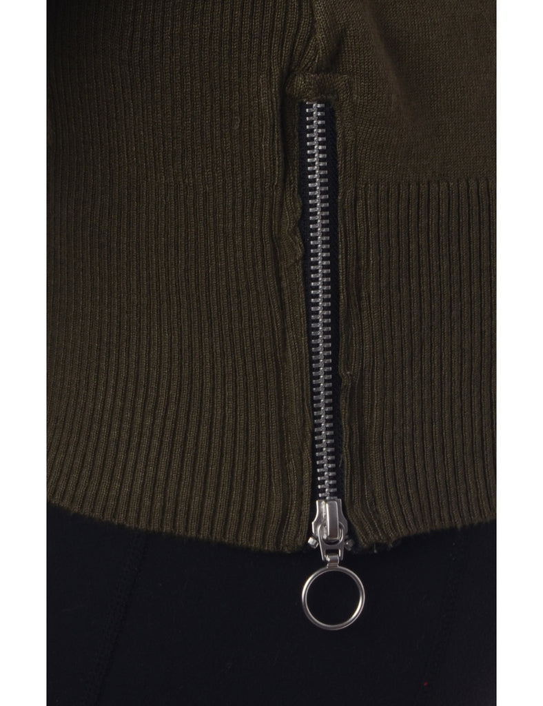 Beyond Retro Label Label Eloise Zip Hem Turtleneck