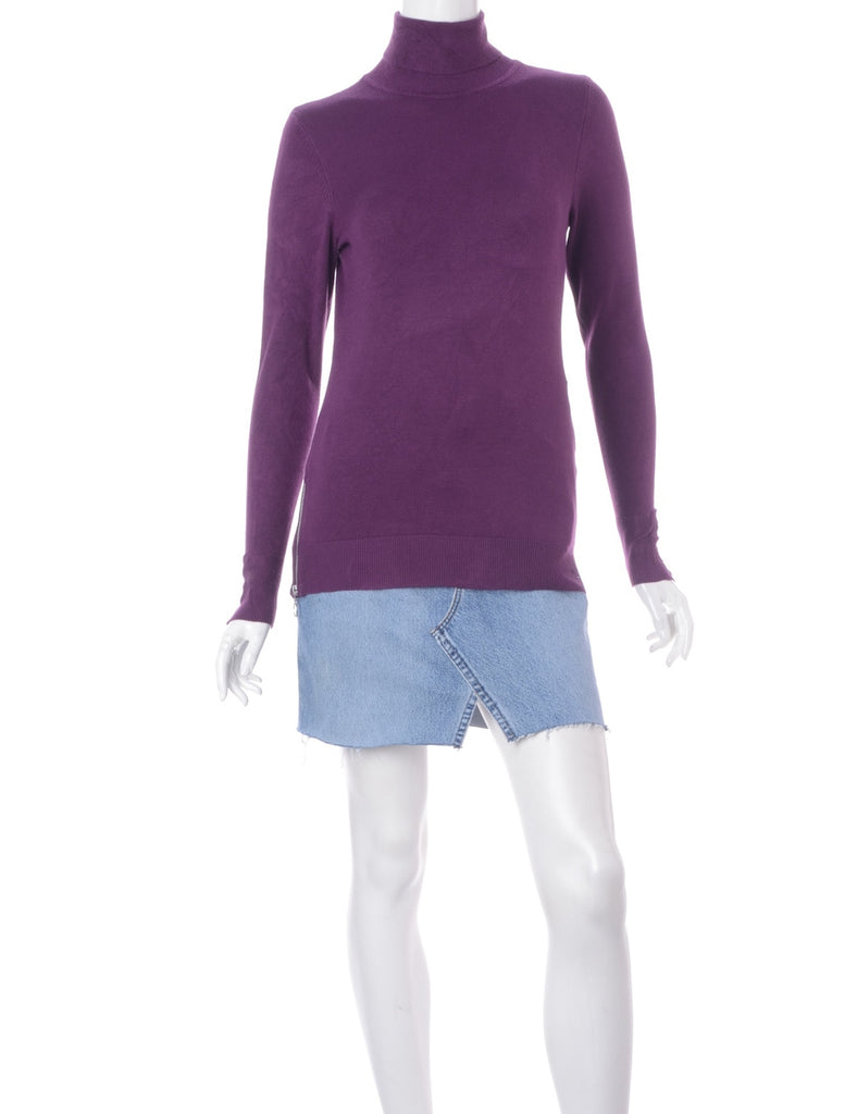 Beyond Retro Label Label Eloise Zip Hem Turtleneck