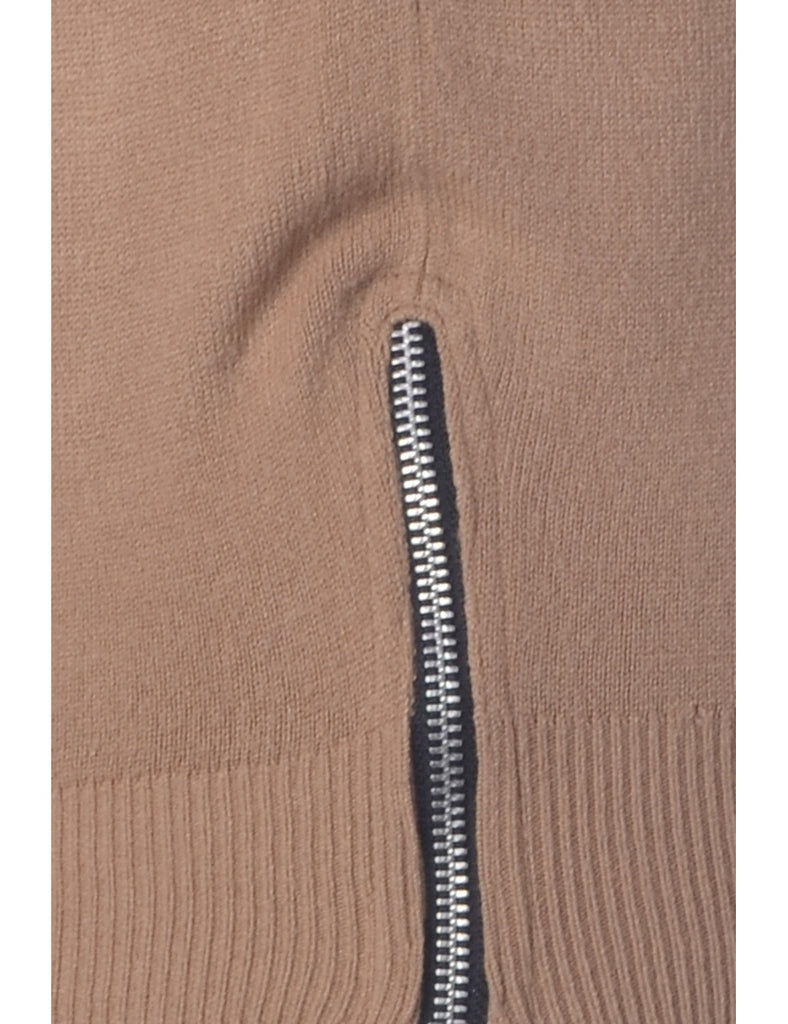 Beyond Retro Label Label Eloise Zip Hem Turtleneck