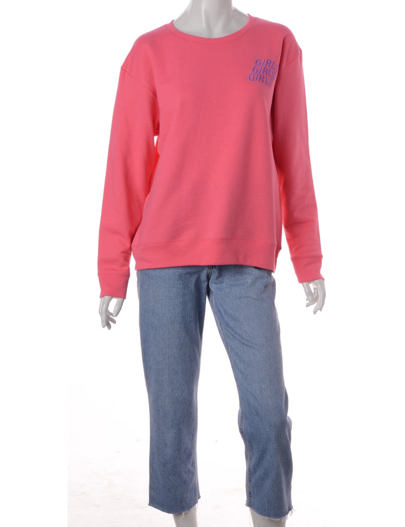 Beyond Retro Label Label Embroidered Sweatshirt