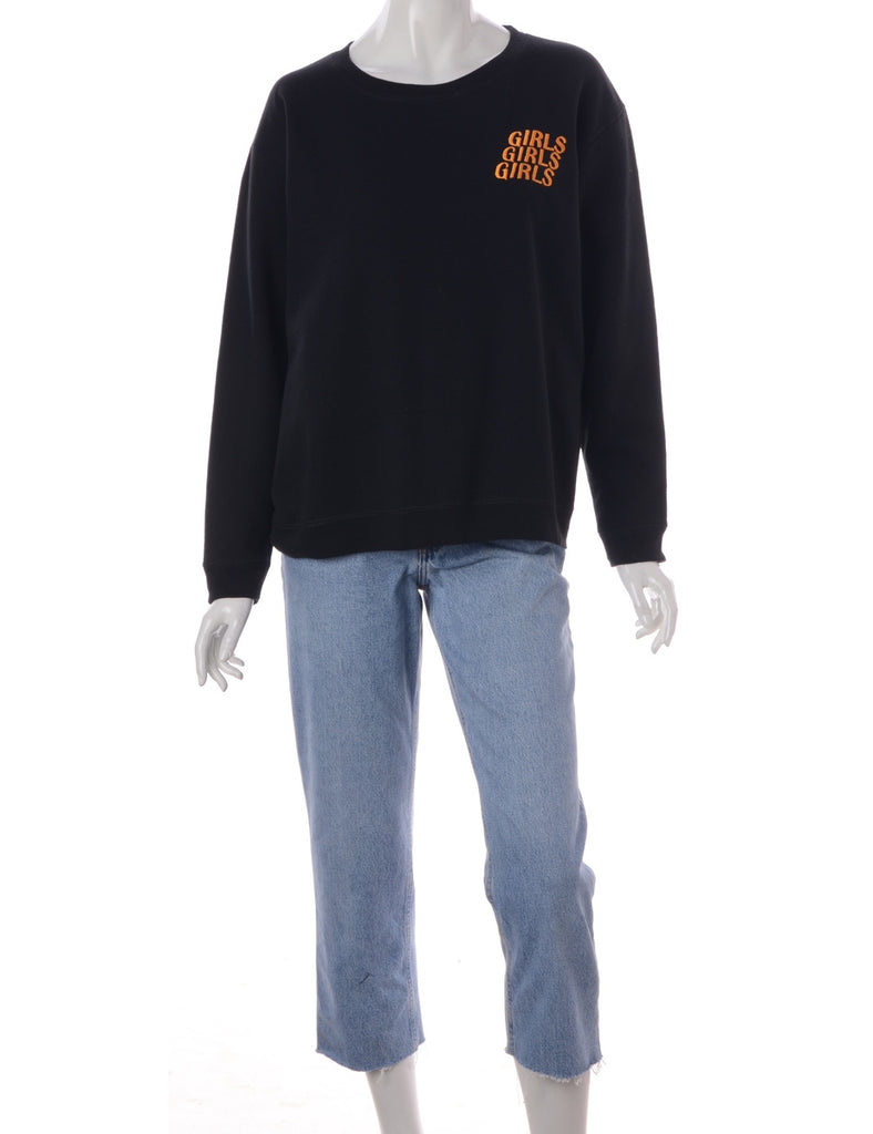 Beyond Retro Label Label Embroidered Sweatshirt