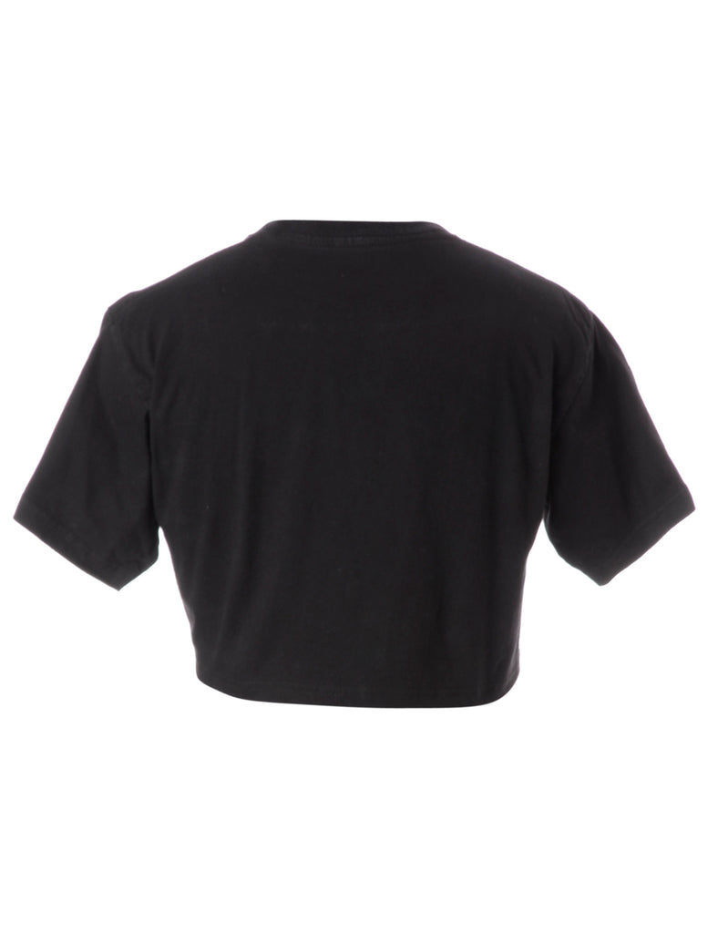 Beyond Retro Label Label Embroidered Witch Crop Top