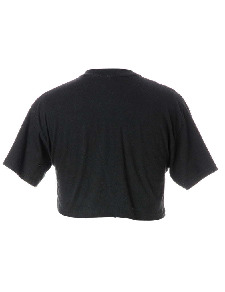 Beyond Retro Label Label Embroidered Witch Crop Top