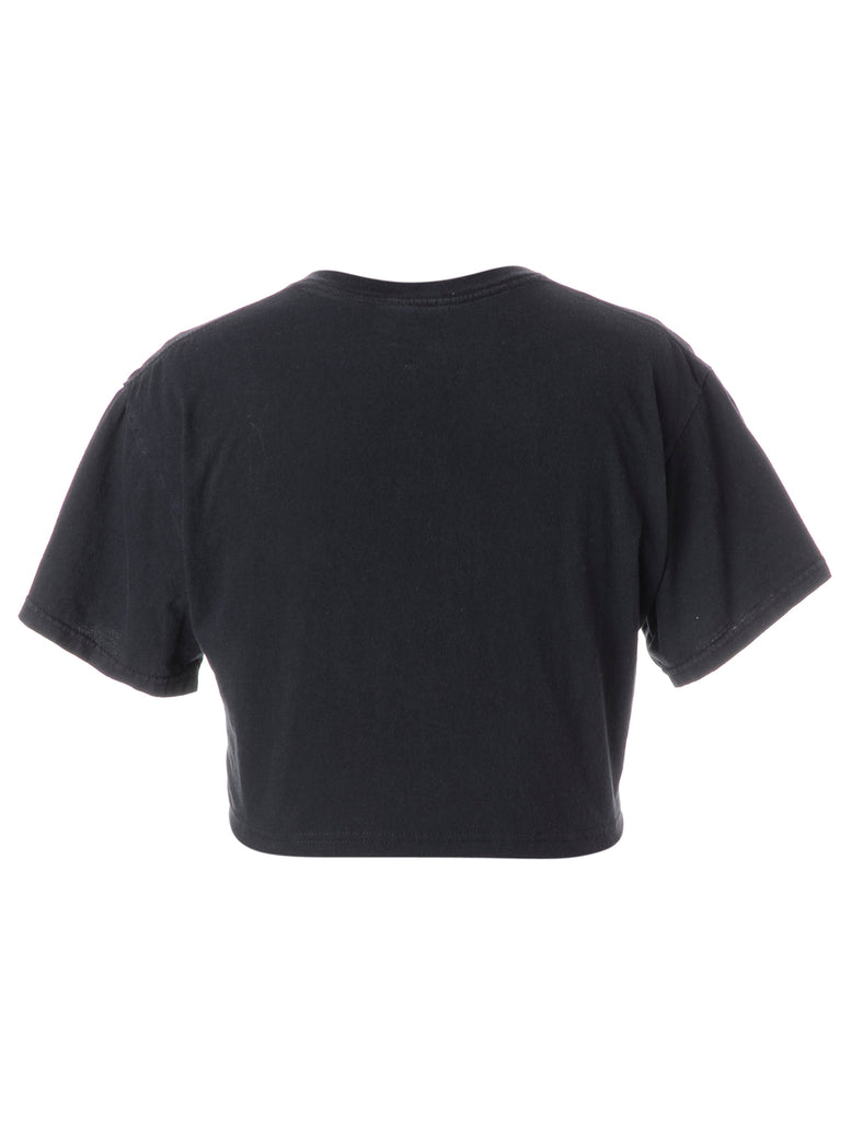 Beyond Retro Label Label Embroidered Witch Crop Top