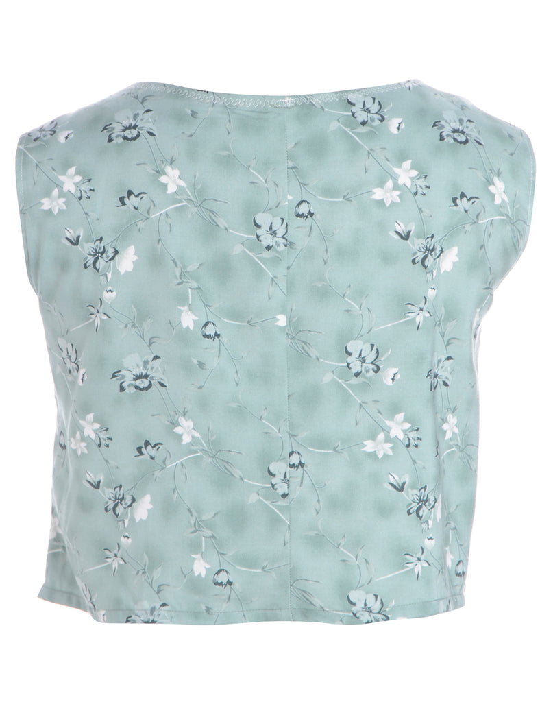 Beyond Retro Label Label Floral Chrissie Crop Top