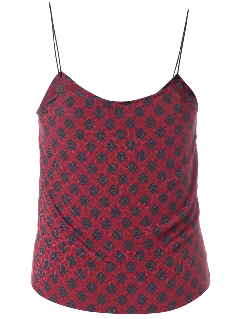 Beyond Retro Label Label Floral Print Blouse Slip Top