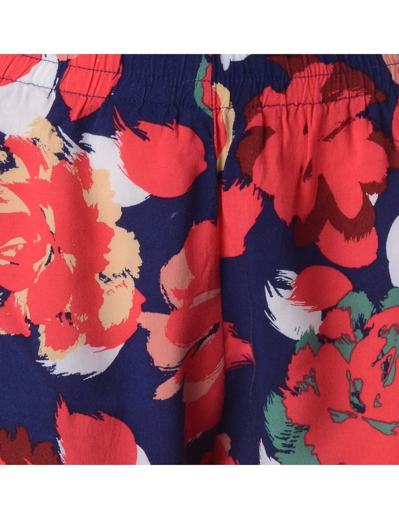 Beyond Retro Label Label Floral Print Summer Shorts