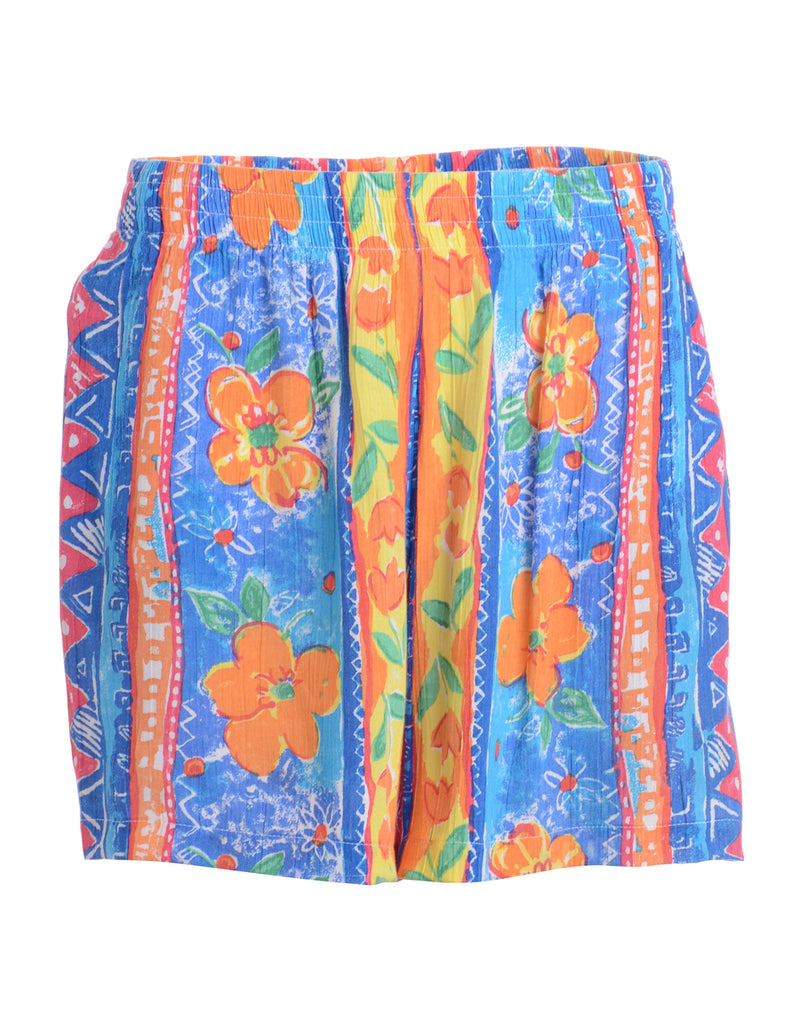Beyond Retro Label Label Floral Summer Shorts