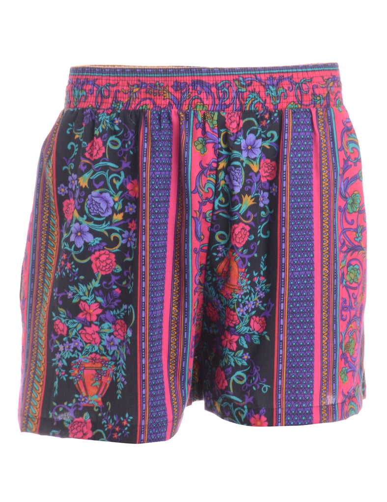 Beyond Retro Label Label Floral Summer Shorts