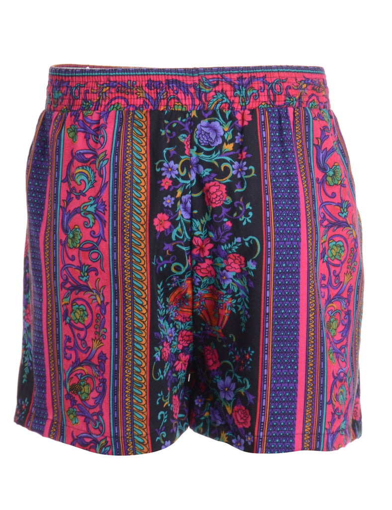 Beyond Retro Label Label Floral Summer Shorts