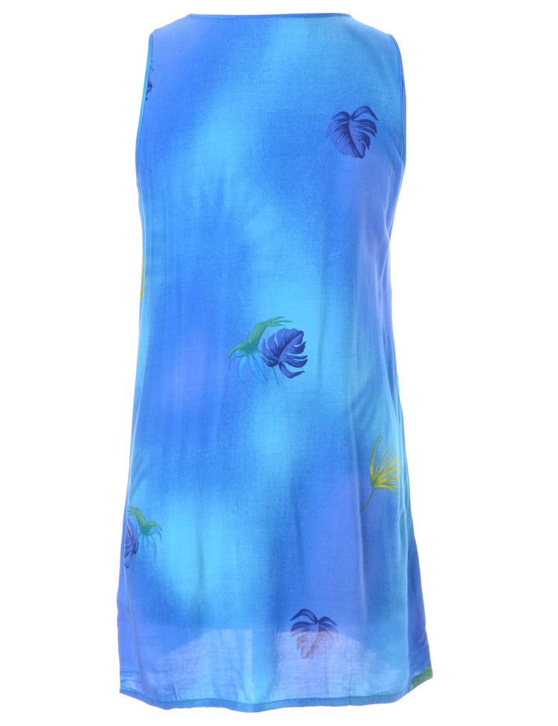 Beyond Retro Label Label Foliage Print Short Dress