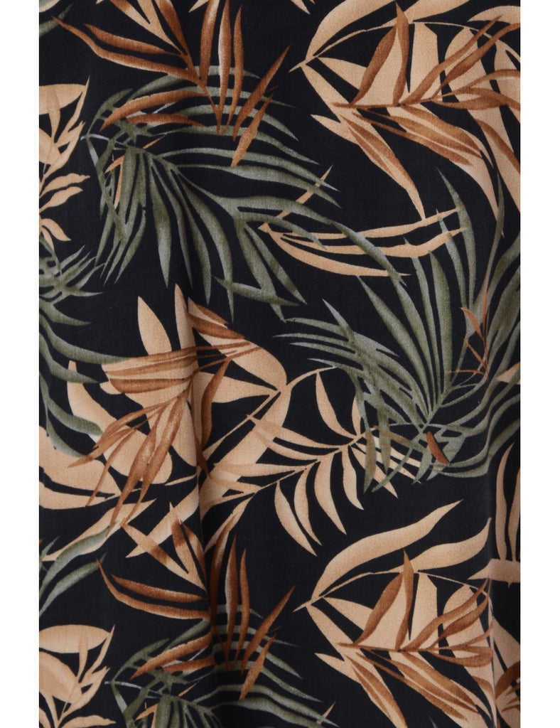 Beyond Retro Label Label Foliage Print Short Dress