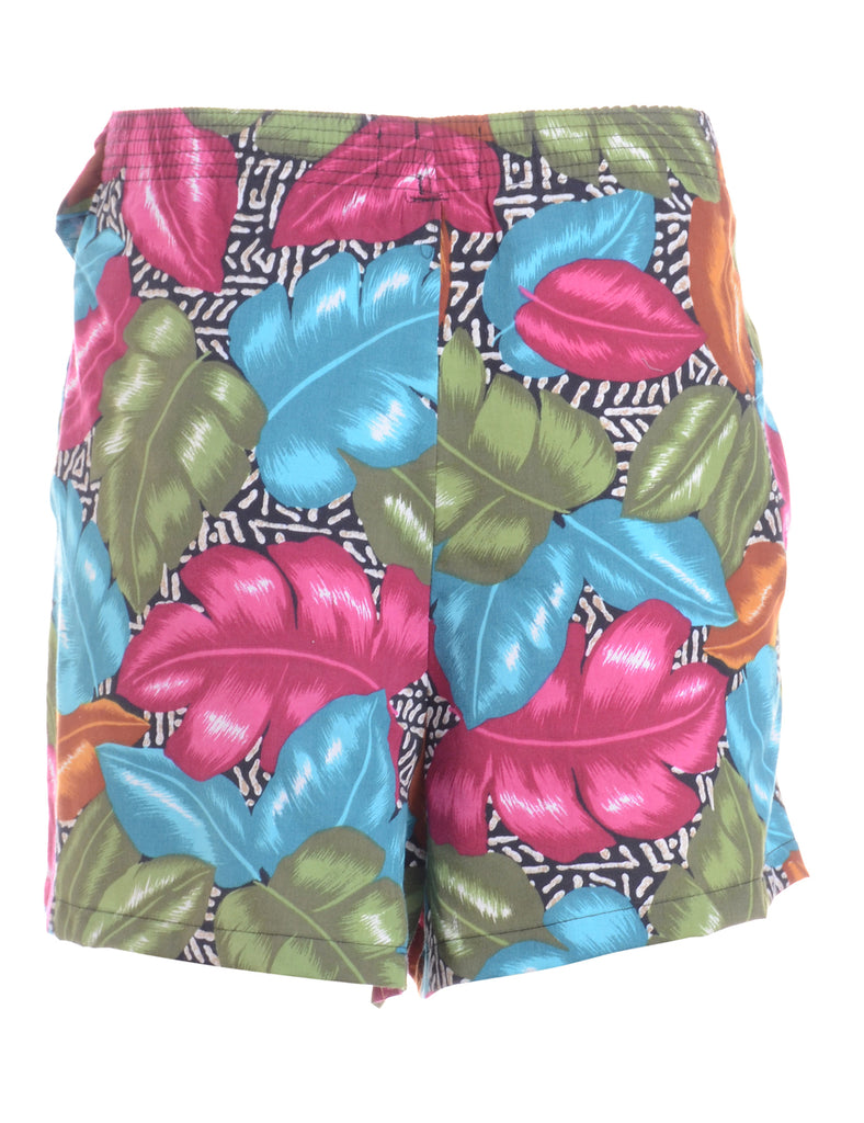 Beyond Retro Label Label Foliage Summer Shorts