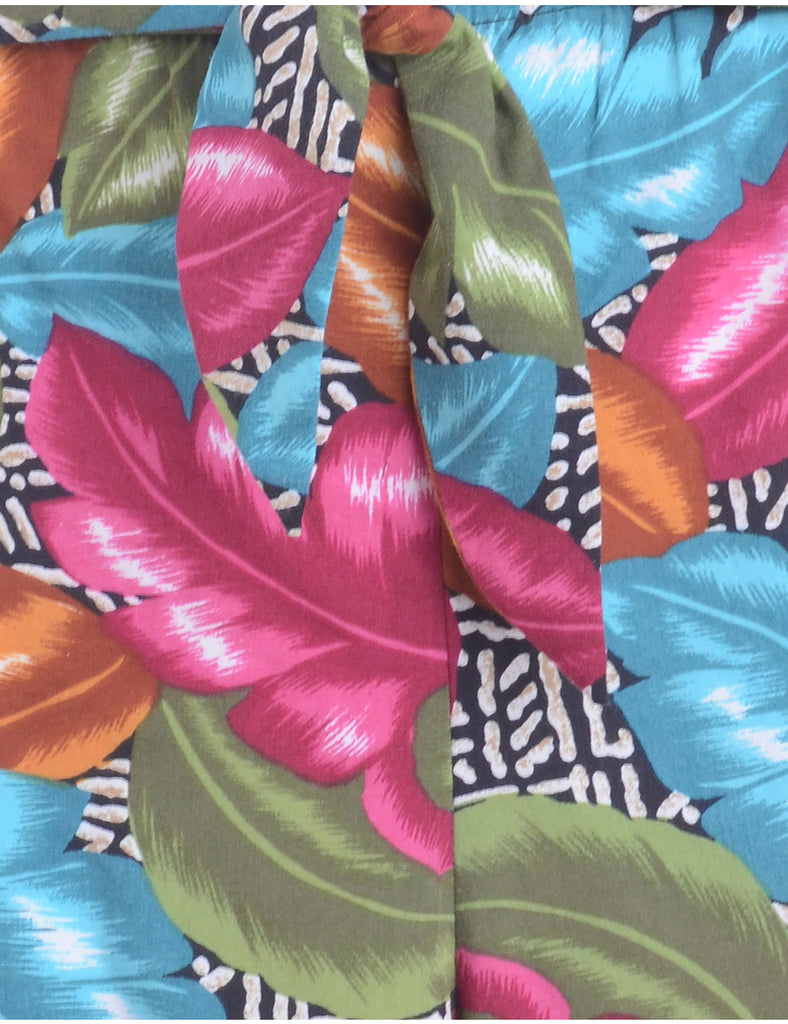 Beyond Retro Label Label Foliage Summer Shorts