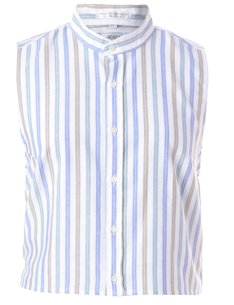 Beyond Retro Label Label Gabi Sleeveless Cropped Shirt