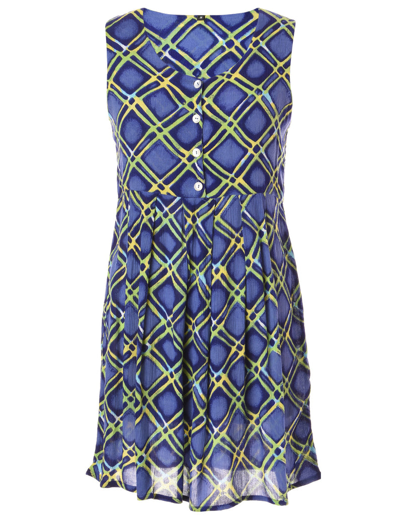 Beyond Retro Label Label Geometric Print Short Dress