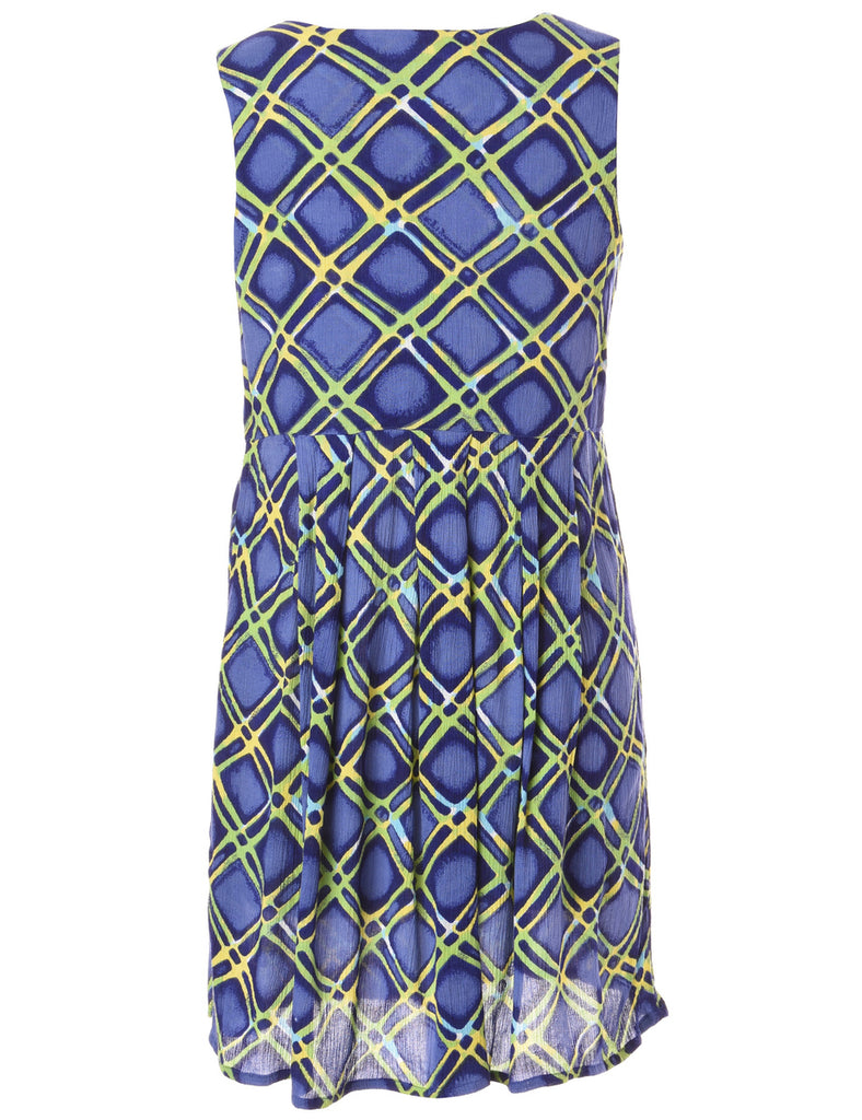Beyond Retro Label Label Geometric Print Short Dress