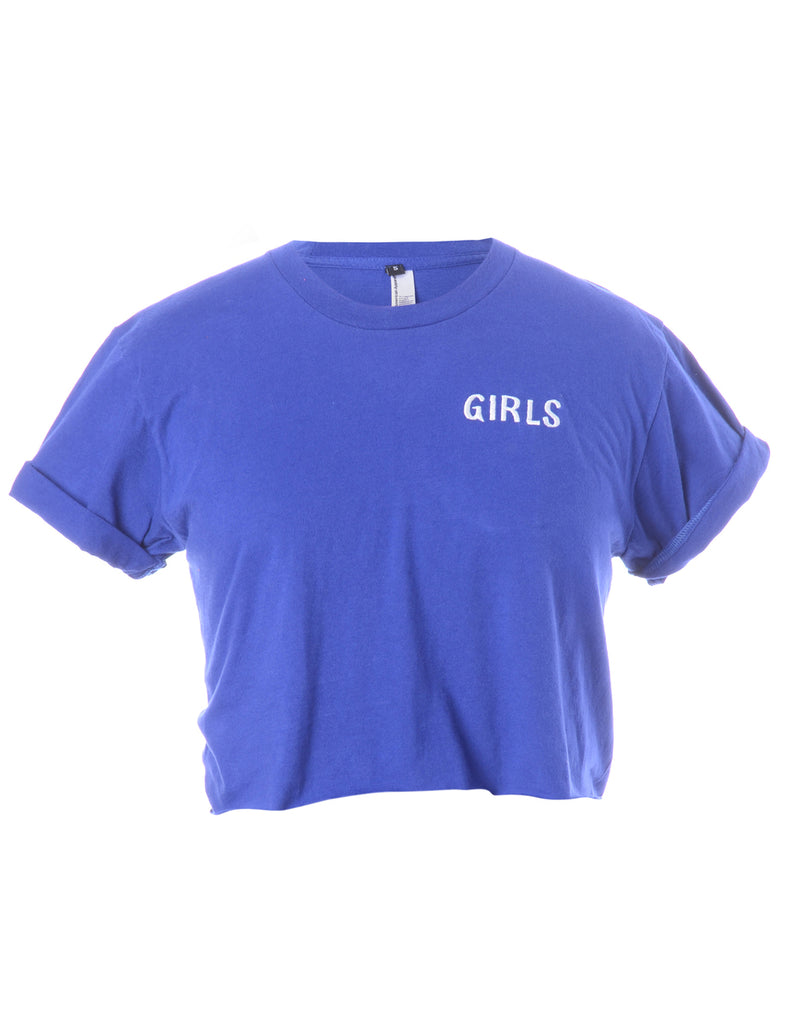 Beyond Retro Label Label Girls Crop T-Shirt