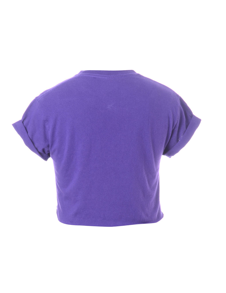 Beyond Retro Label Label Girls Crop T-Shirt