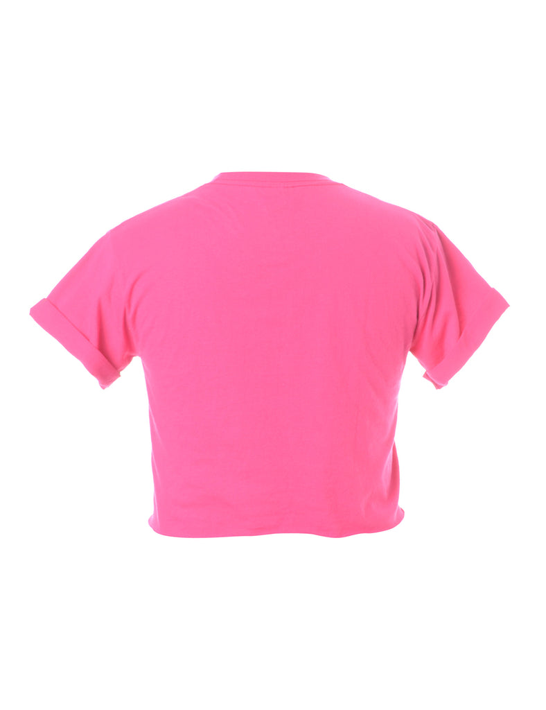 Beyond Retro Label Label Girls Crop T-Shirt