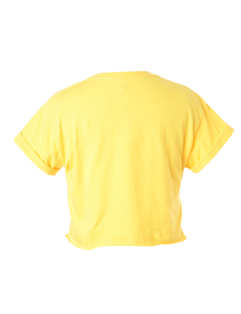 Beyond Retro Label Label Girls Crop T-Shirt