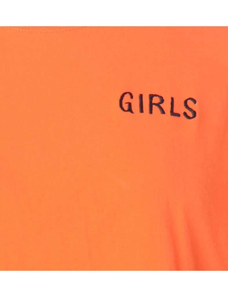 Beyond Retro Label Label Girls Crop T-Shirt