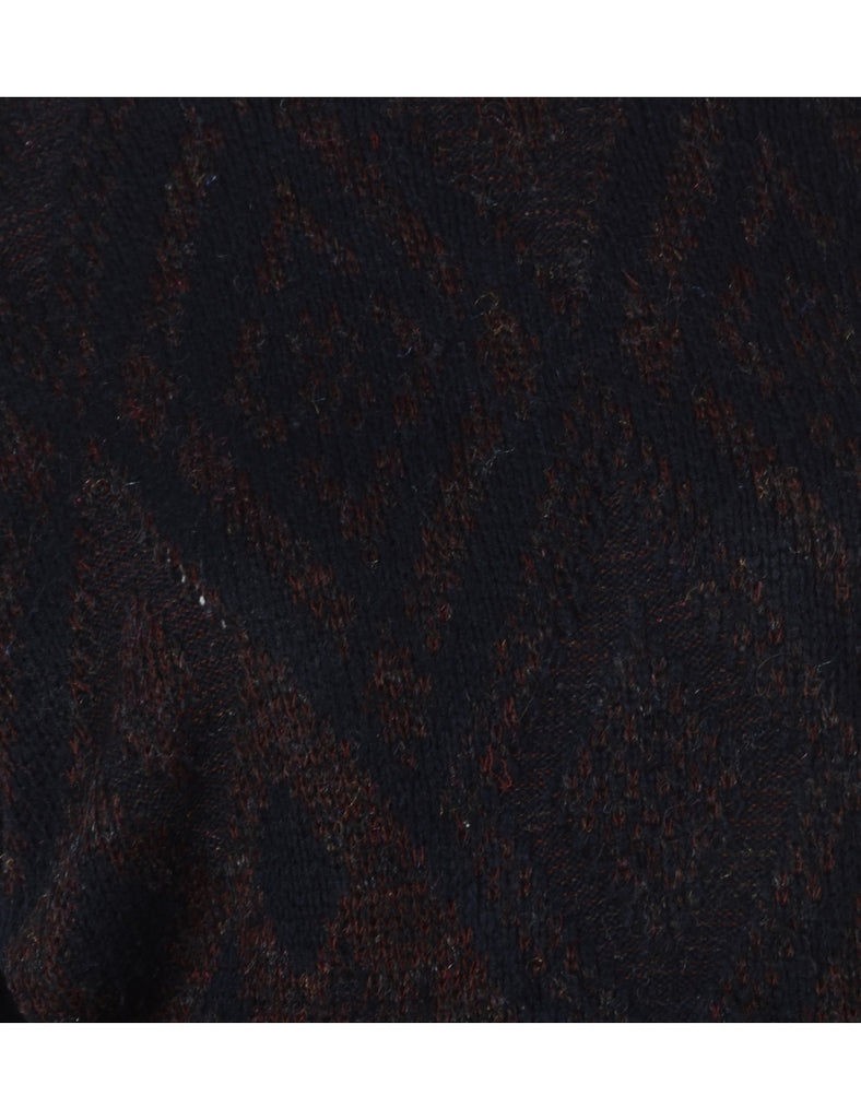 Beyond Retro Label Label Graphic Pattern Cropped Jumper