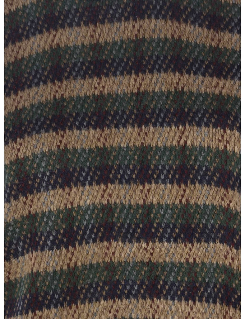 Beyond Retro Label Label Graphic Pattern Cropped Jumper