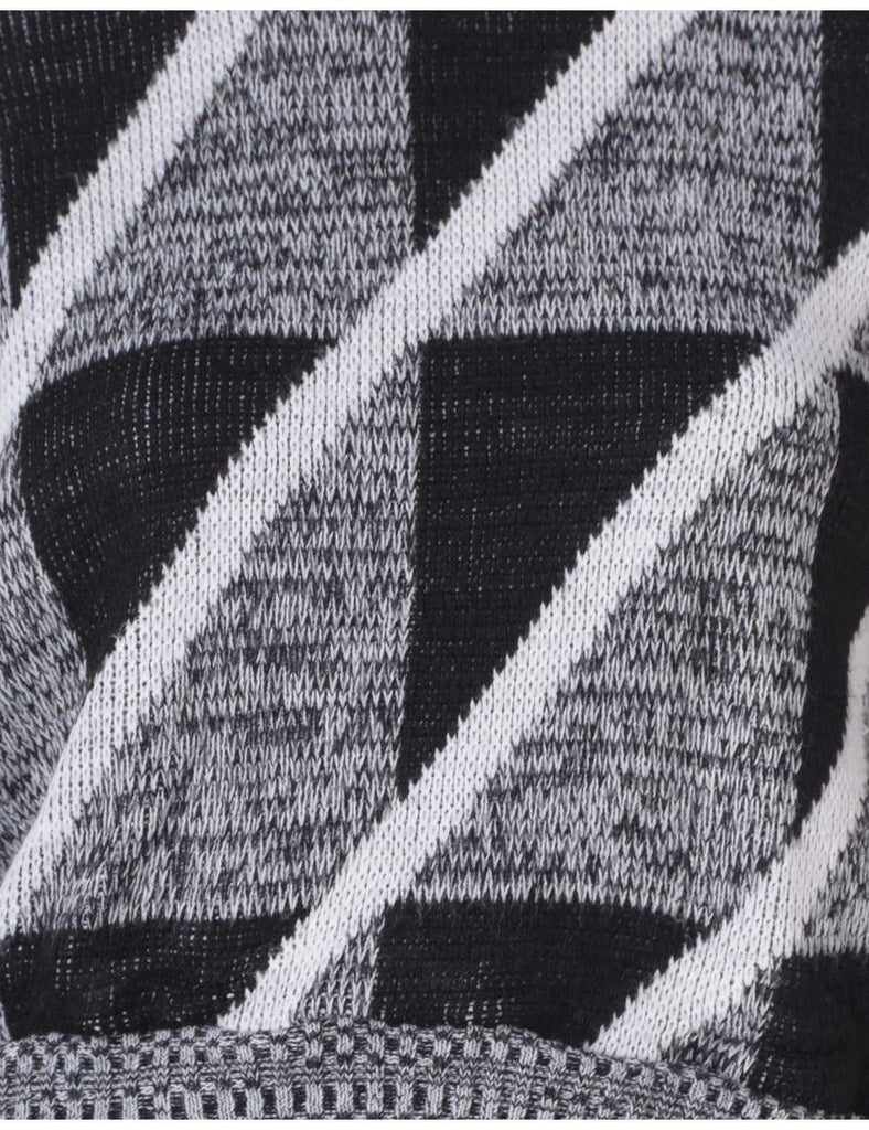 Beyond Retro Label Label Graphic Pattern Cropped Jumper