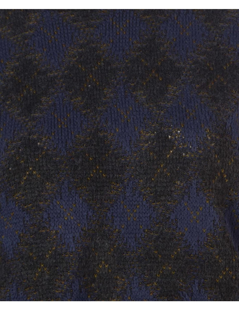 Beyond Retro Label Label Graphic Pattern Cropped Jumper