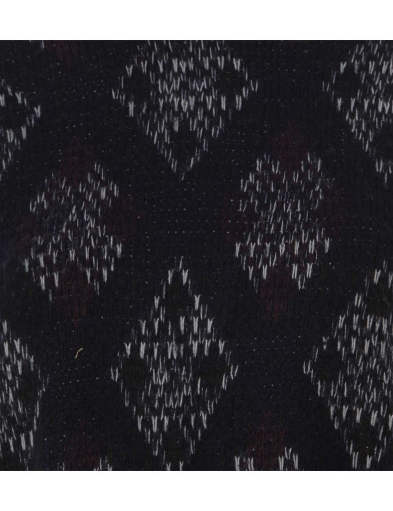 Beyond Retro Label Label Graphic Pattern Cropped Jumper
