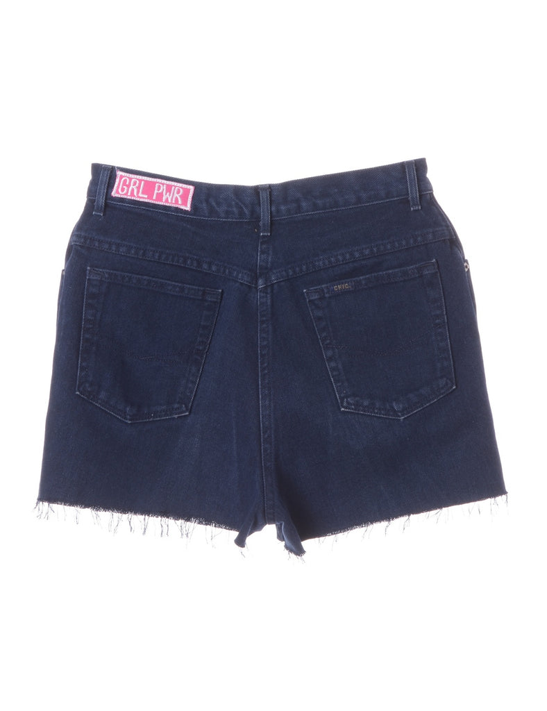 Beyond Retro Label Label GRL PWR Embroidered Denim Shorts