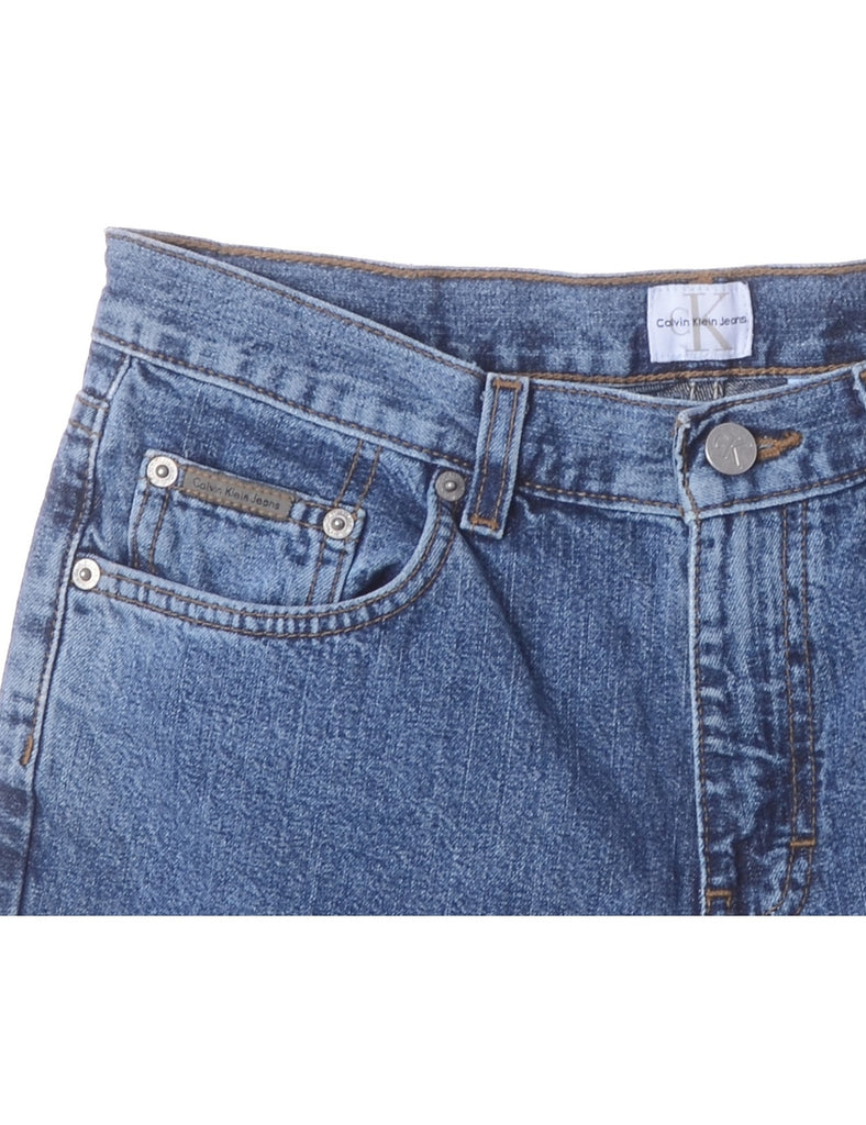 Beyond Retro Label Label GRL PWR Embroidered Denim Shorts
