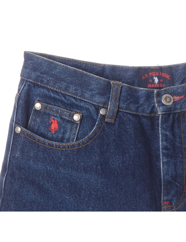Beyond Retro Label Label GRL PWR Embroidered Denim Shorts
