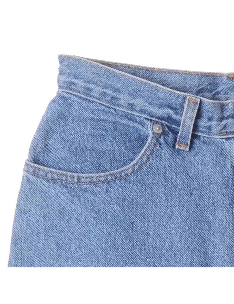 Beyond Retro Label Label GRL PWR Embroidered Denim Shorts